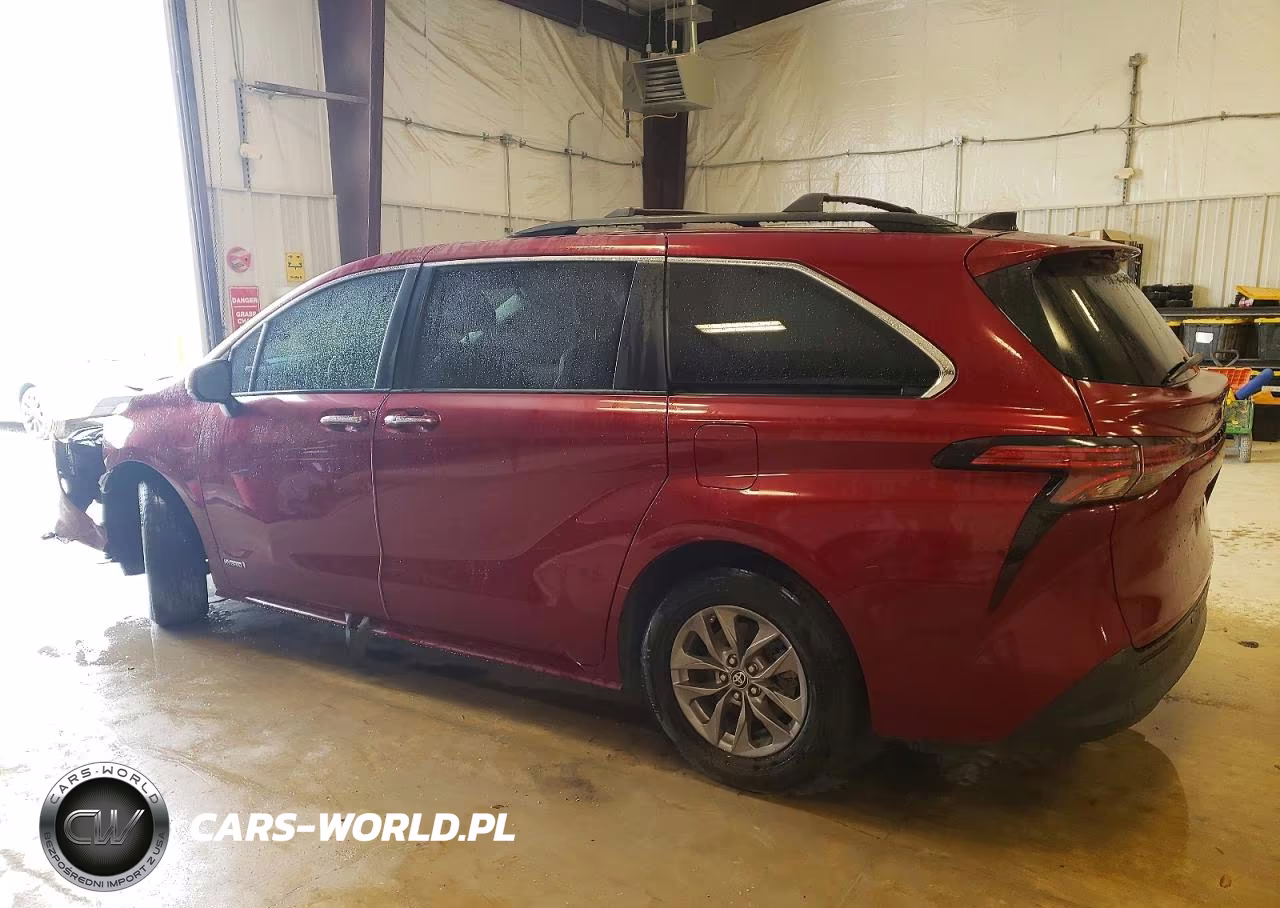 2021 Toyota Sienna Xle 8-Passenger VIN:5TDYRKECXMS043514 - 2