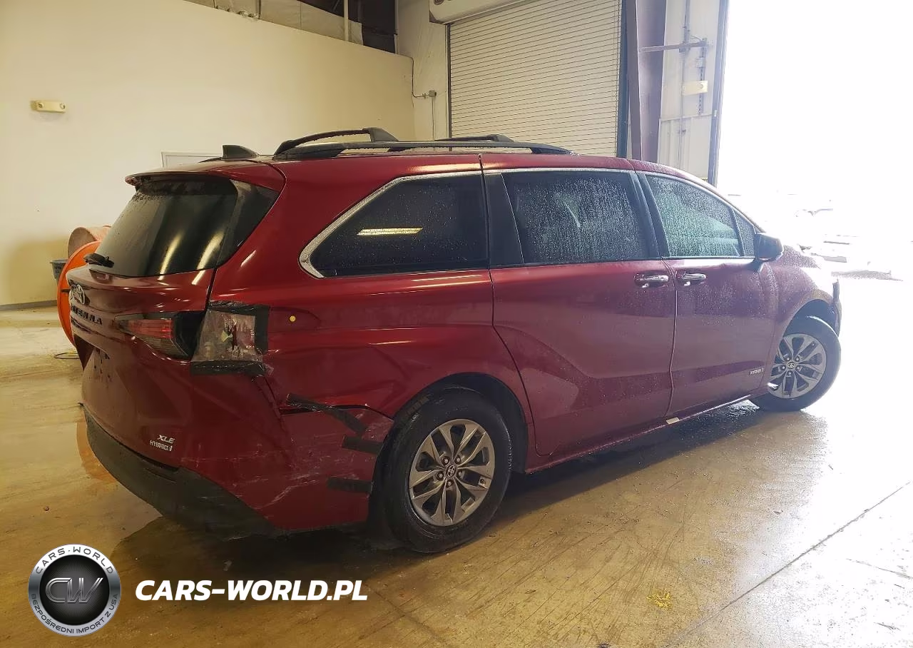 2021 Toyota Sienna Xle 8-Passenger VIN:5TDYRKECXMS043514 - 3