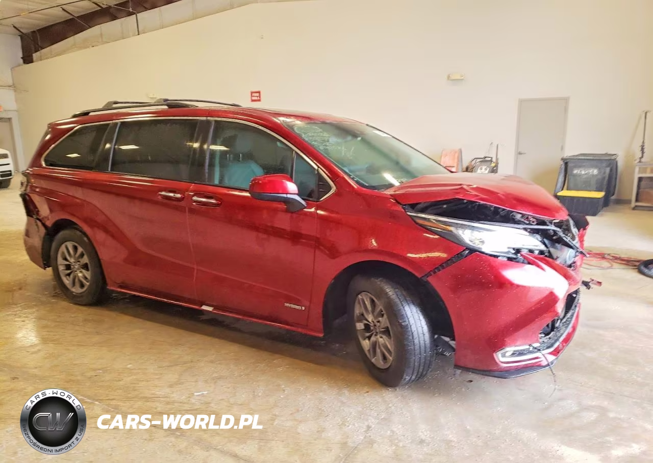 2021 Toyota Sienna Xle 8-Passenger VIN:5TDYRKECXMS043514 - 4