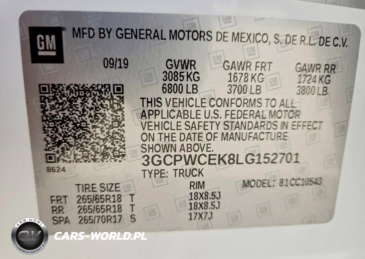 2020 Chevrolet Silverado C1500 Lt VIN:3GCPWCEK8LG152701 - 13