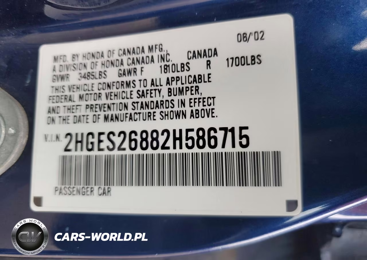 2002 Honda Civic Ex VIN:2HGES26882H586715 - 12