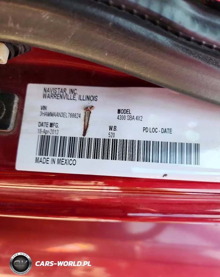 2014 International 4300 Box Truck VIN:3HAMMAAN3EL766624 - 10