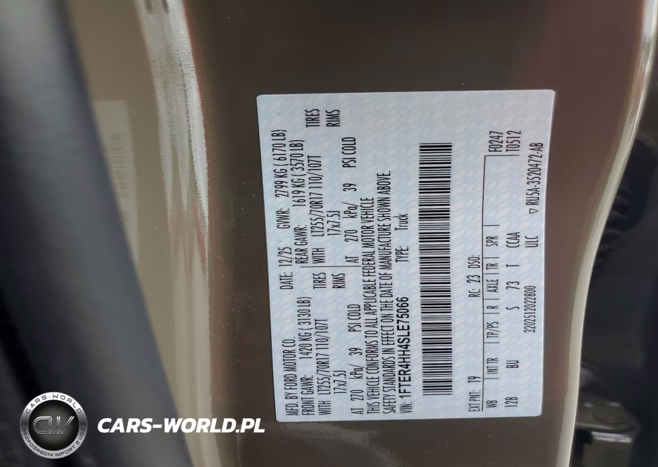2025 Ford Ranger Xlt VIN:1FTER4HH4SLE75066 - 12