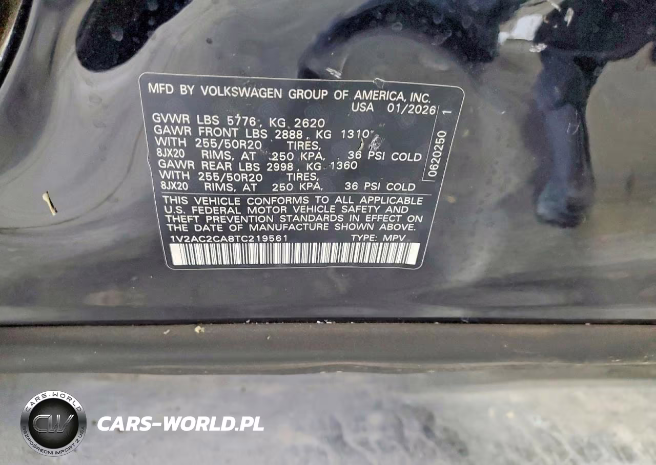 2026 Volkswagen Atlas Cross Sport Sel R-Line Black VIN:1V2AC2CA8TC219561 - 13