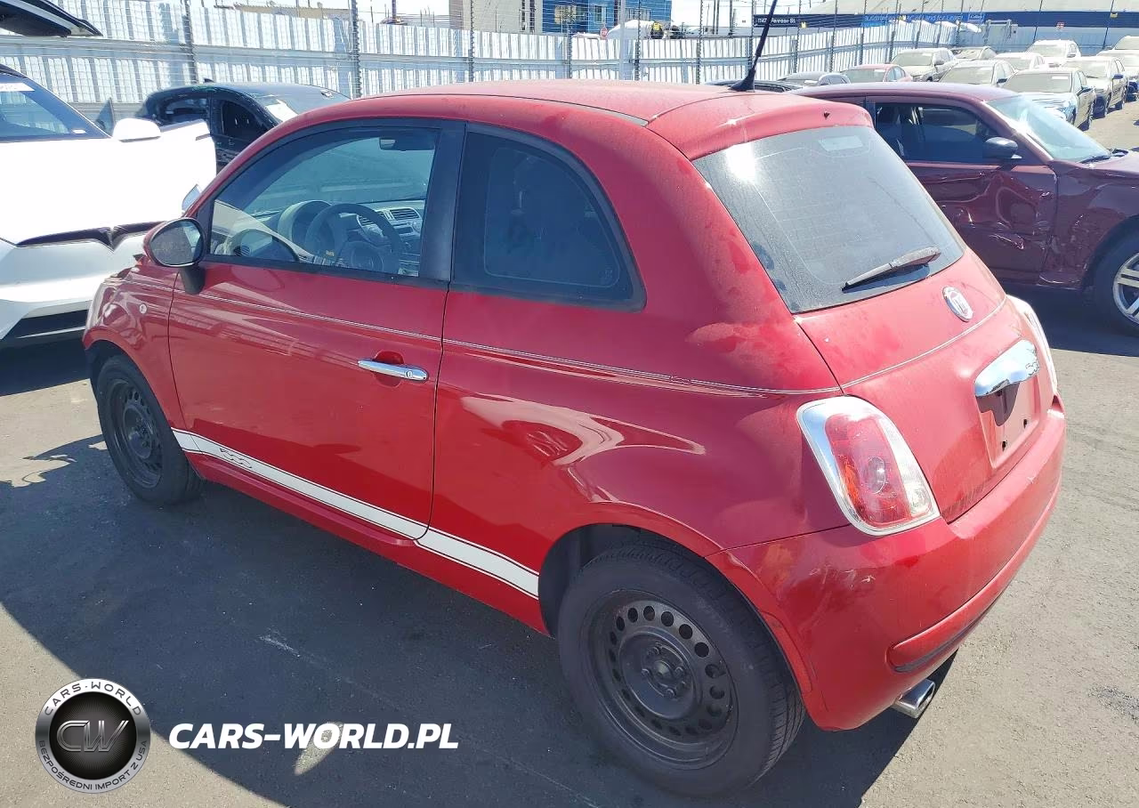 2012 Fiat 500 Pop VIN:3C3CFFAR7CT108932 - 2