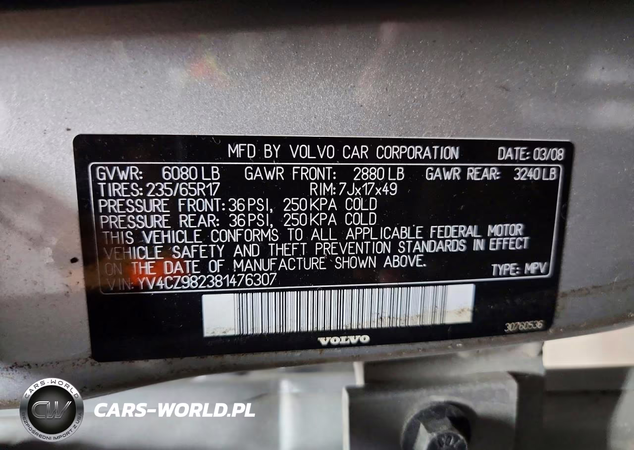 2008 Volvo Xc90 3.2 VIN:YV4CZ982381476307 - 13