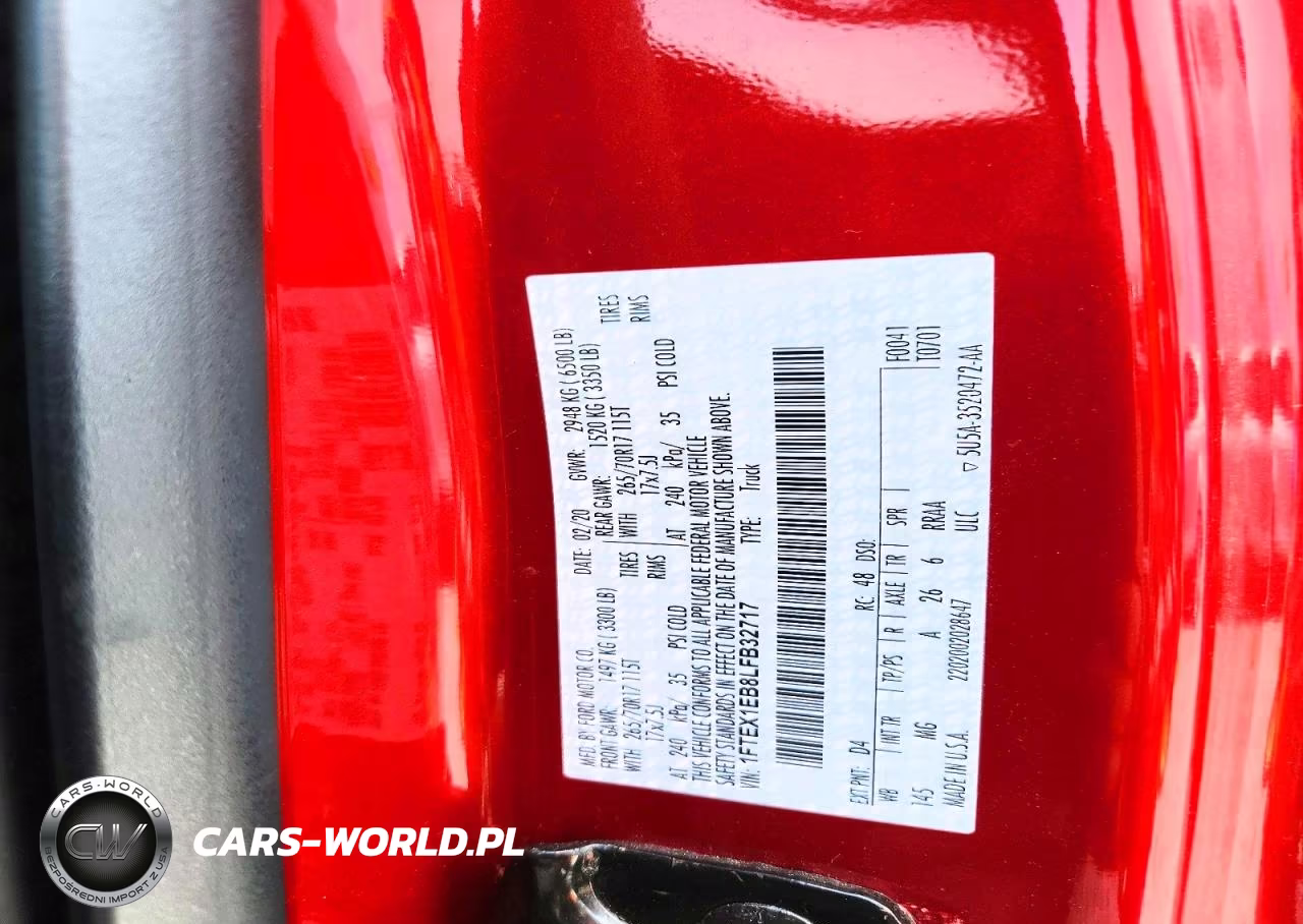 2020 Ford F150 Super Cab VIN:1FTEX1EB8LFB32717 - 12