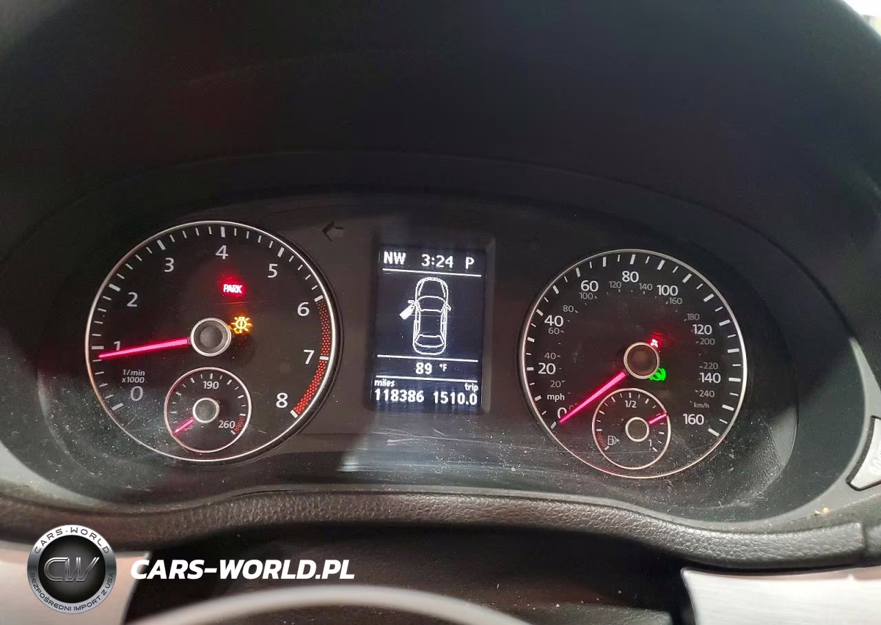 2012 Volkswagen Passat Se VIN:1VWBP7A38CC032894 - 9