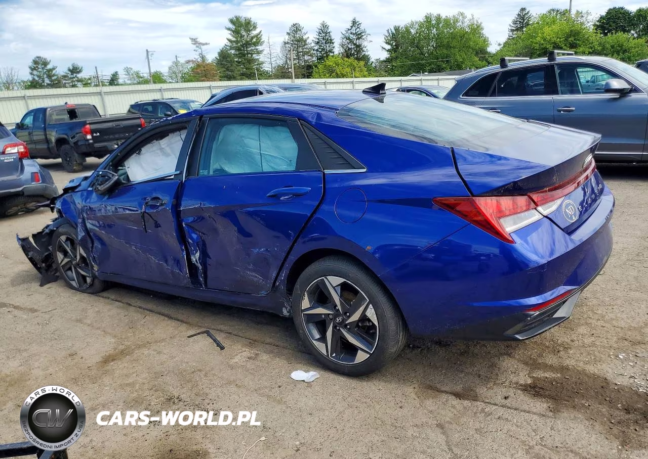 2022 Hyundai Elantra Sel VIN:5NPLN4AG7NH078254 - 2