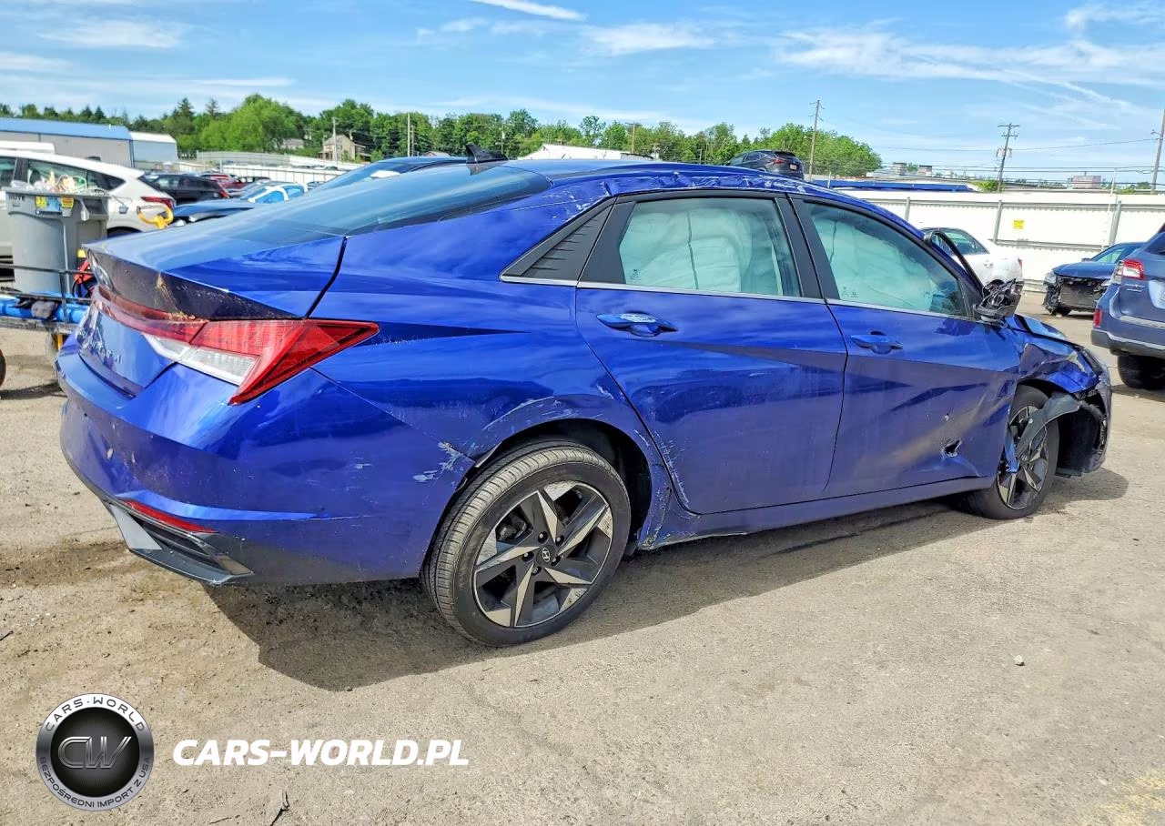 2022 Hyundai Elantra Sel VIN:5NPLN4AG7NH078254 - 3