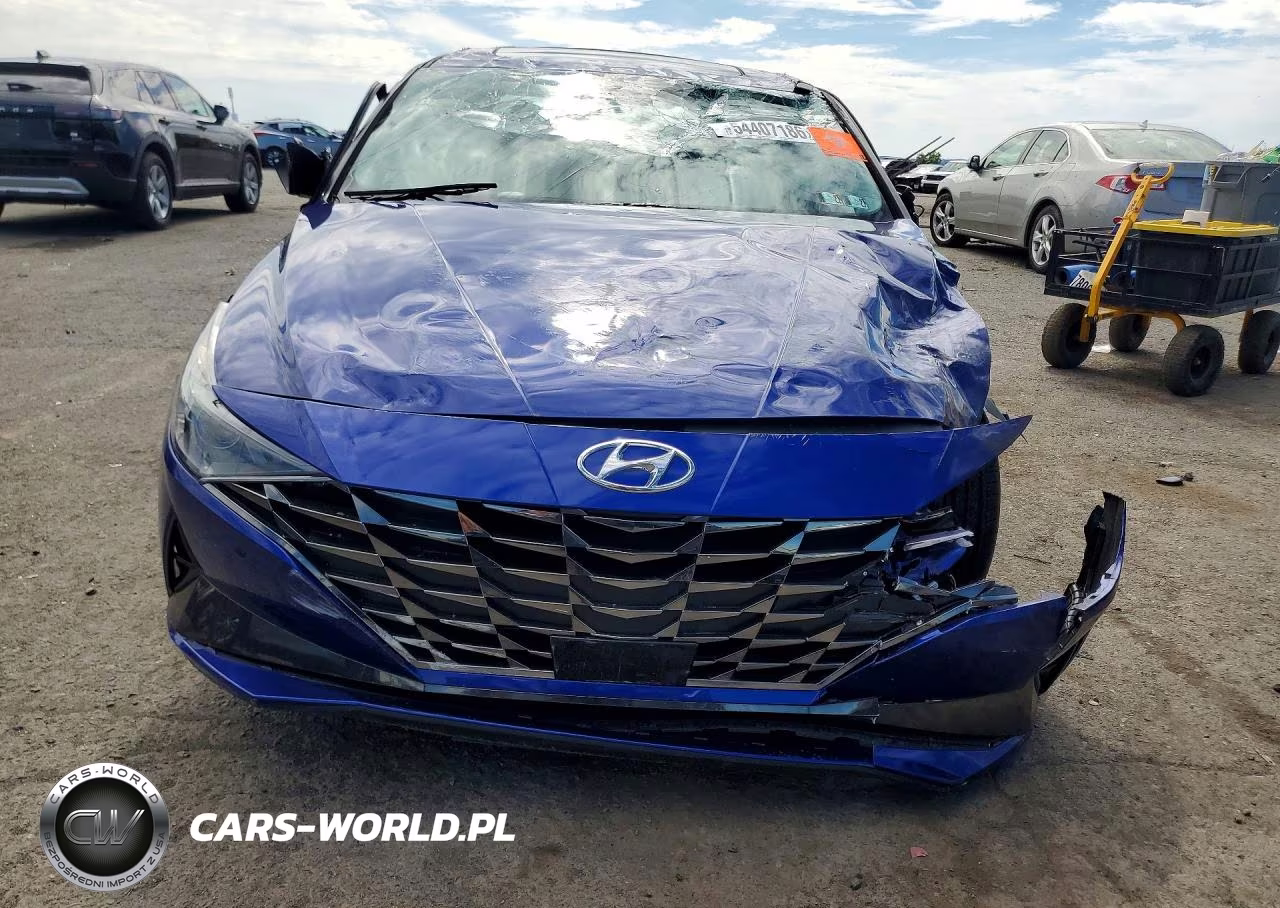 2022 Hyundai Elantra Sel VIN:5NPLN4AG7NH078254 - 5