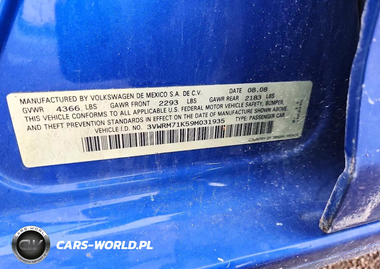 2009 Volkswagen Jetta Se VIN:3VWRM71K59M031935 - 12
