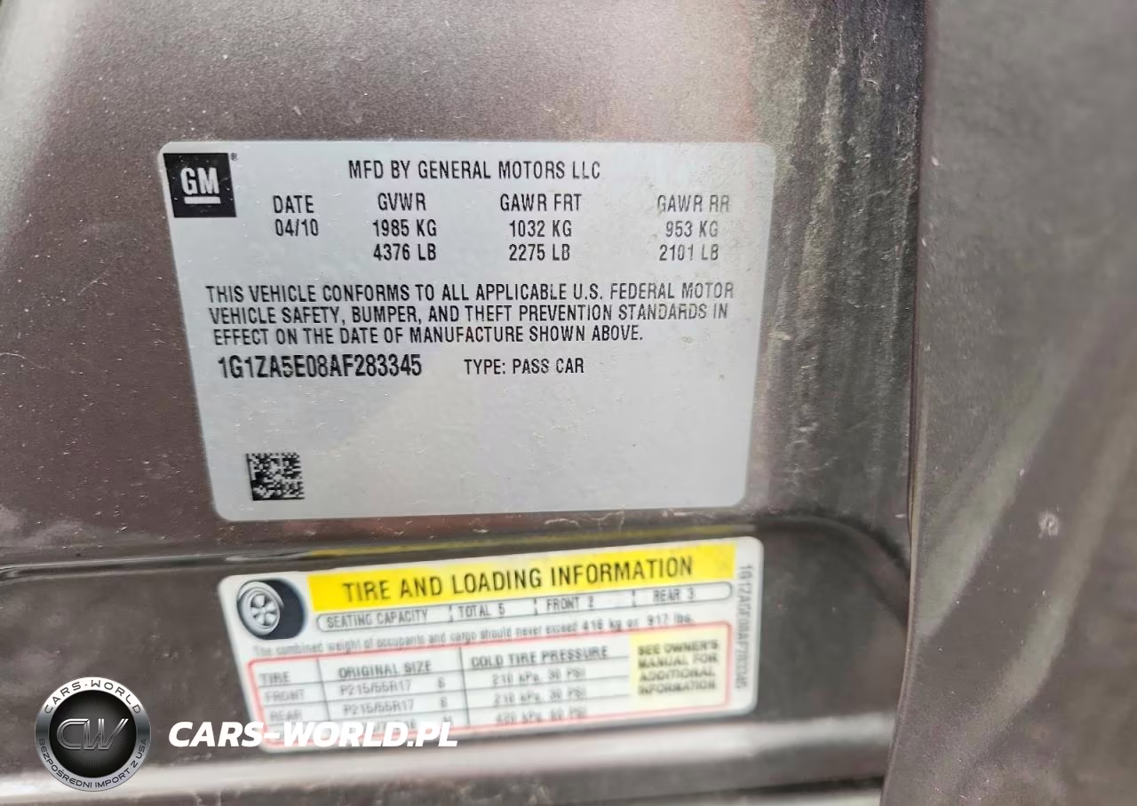 2010 Chevrolet Malibu Ls VIN:1G1ZA5E08AF283345 - 12