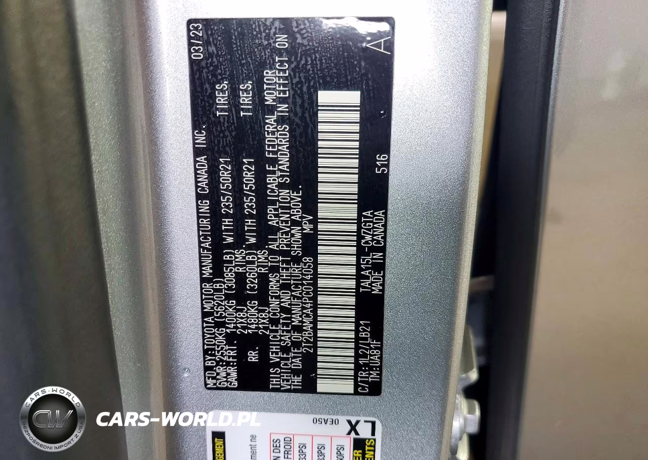 2023 Lexus Rx 350 Premium+ VIN:2T2BAMCA4PC014058 - 13