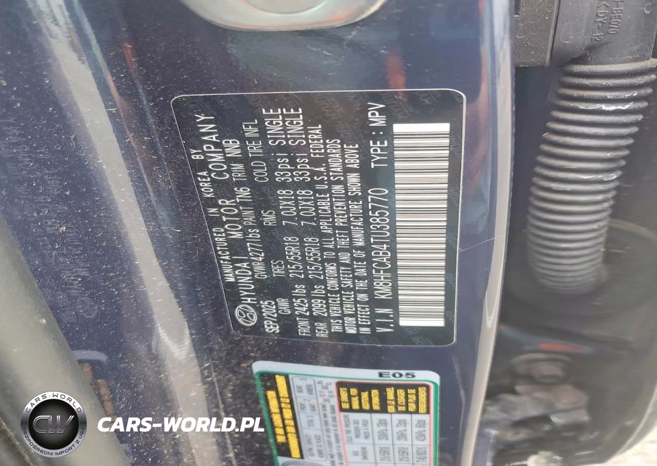 2026 Hyundai Kona Sel Sport VIN:KM8HFCAB4TU385770 - 13
