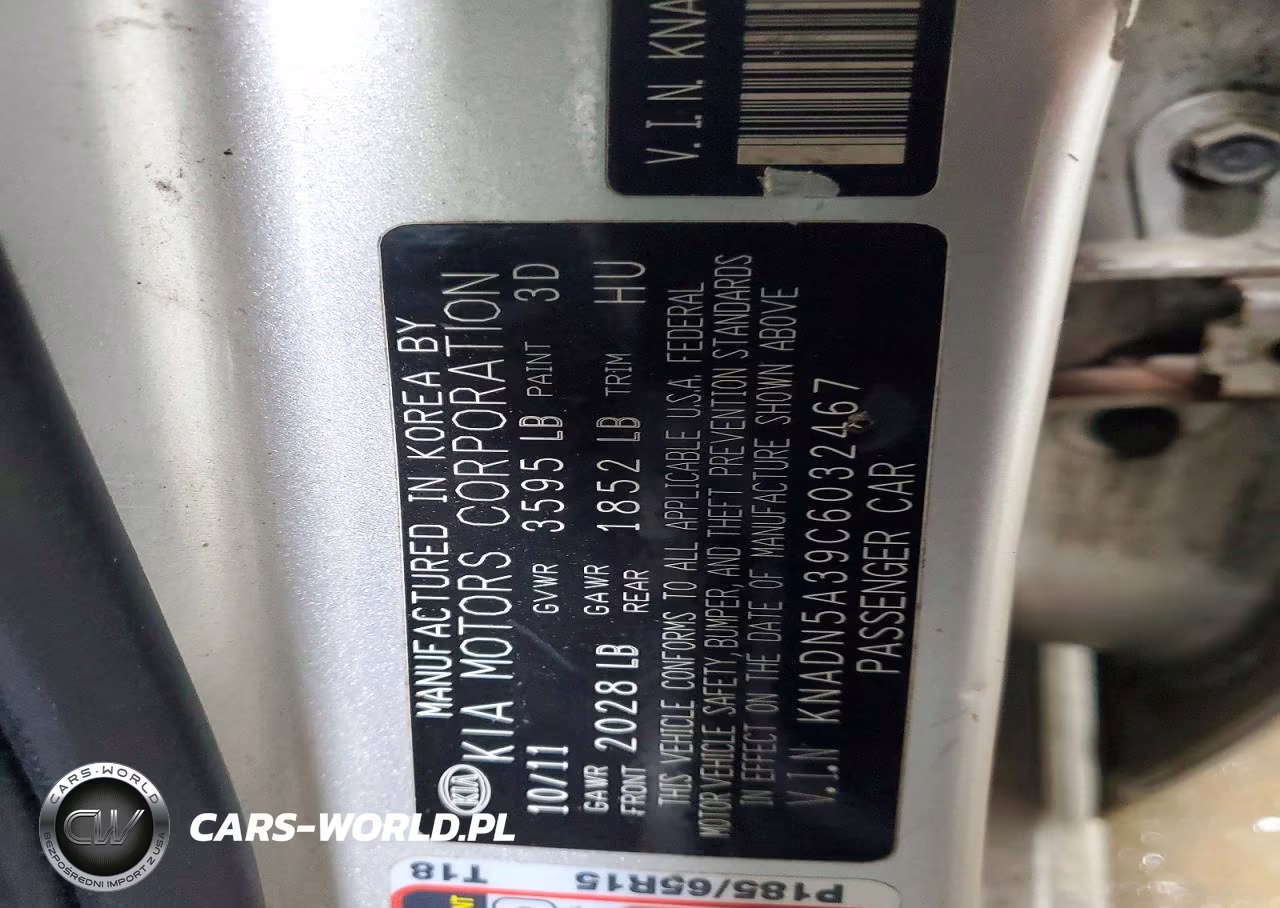 2012 Kia Rio 5-Door Ex VIN:KNADN5A39C6032467 - 12