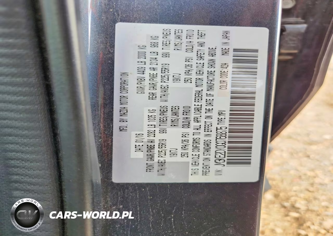 2016 Mazda Cx-5 Gt VIN:JM3KE2DY0G0768875 - 13