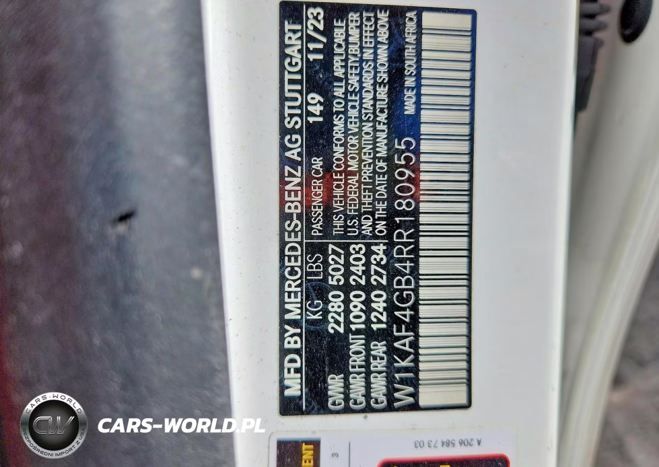2024 Mercedes-Benz C 300 VIN:W1KAF4GB4RR180955 - 13