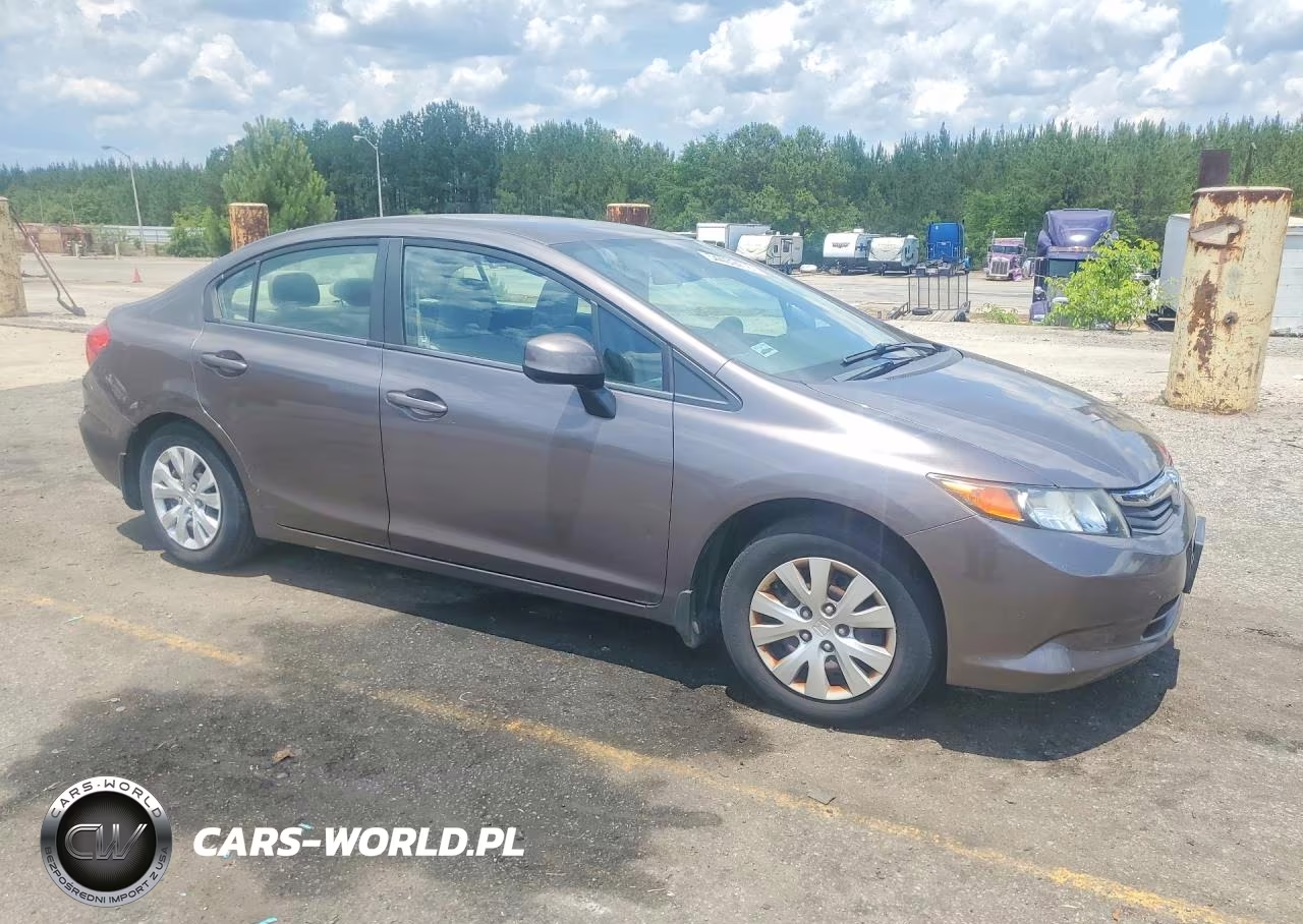 2012 Honda Civic Lx VIN:19XFB2F51CE074378 - 4