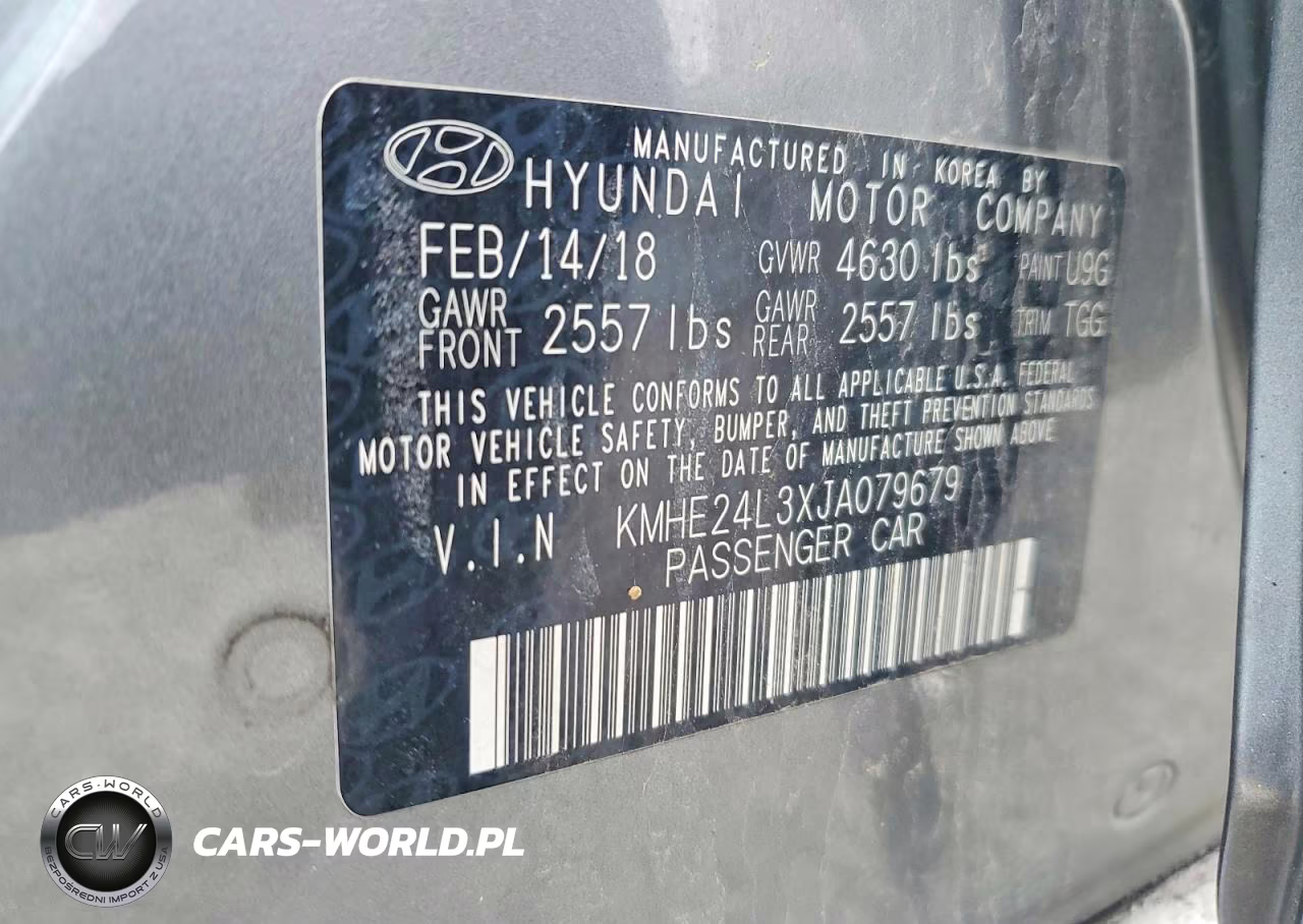 2018 Hyundai Sonata Hybrid Se VIN:KMHE24L3XJA079679 - 12