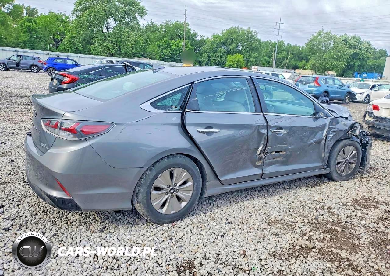 2018 Hyundai Sonata Hybrid Se VIN:KMHE24L3XJA079679 - 3