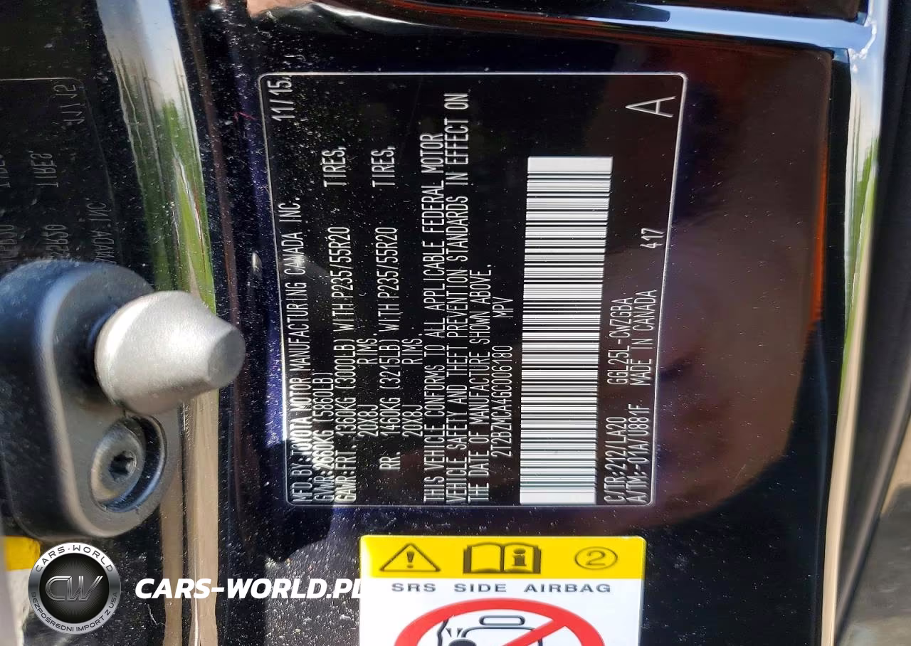 2016 Lexus Rx 350 Base VIN:2T2BZMCA4GC006180 - 13