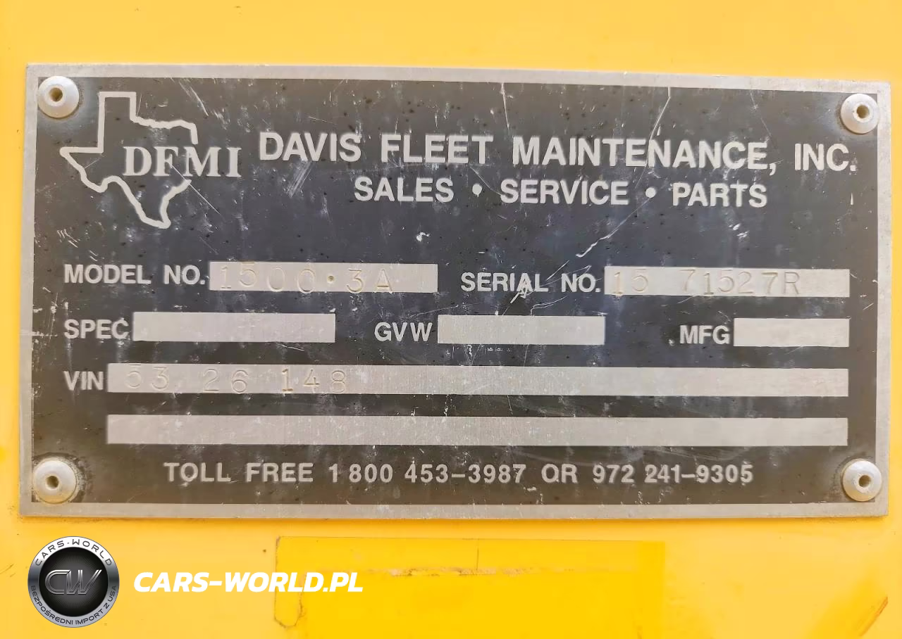 1991 Davis Fleet 1500 3A Generator VIN:1RX151003J1071527 - 10