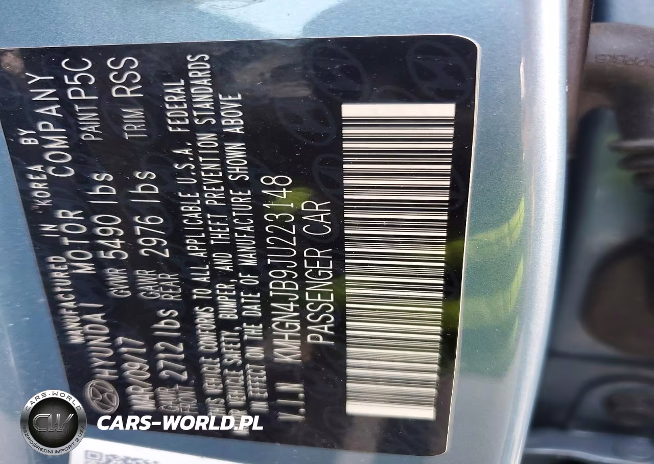 2018 Genesis G80 Sport VIN:KMHGN4JB9JU223148 - 12