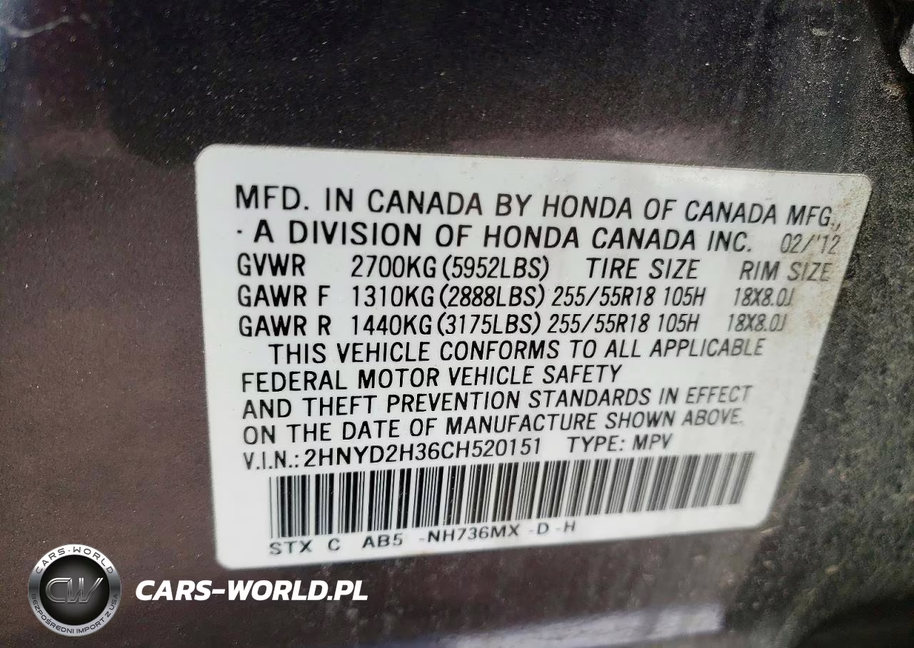 2012 Acura Mdx Technology VIN:2HNYD2H36CH520151 - 13