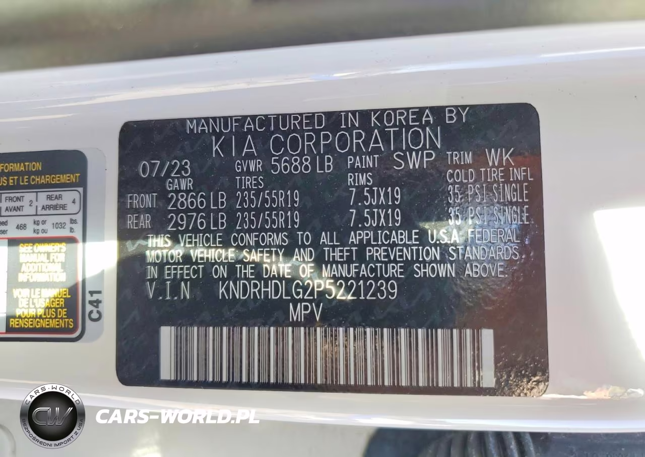2023 Kia Sorento VIN:KNDRHDLG2P5221239 - 14