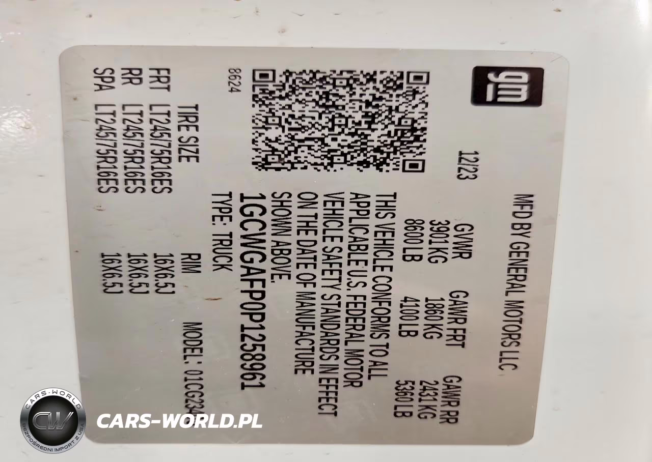 2023 Chevrolet Express G2500 VIN:1GCWGAFP0P1258961 - 13