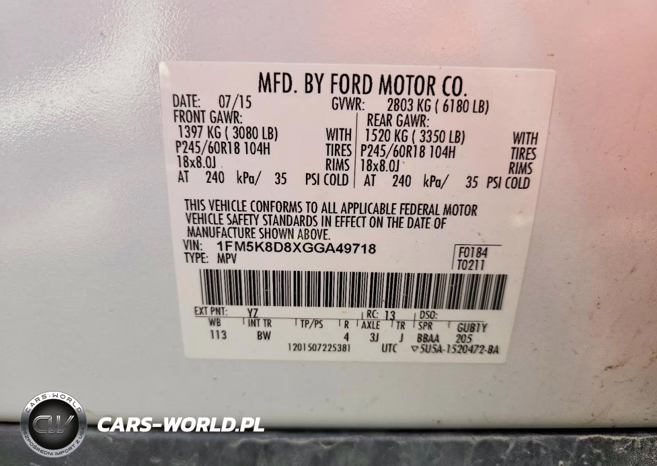 2016 Ford Explorer Xlt VIN:1FM5K8D8XGGA49718 - 13