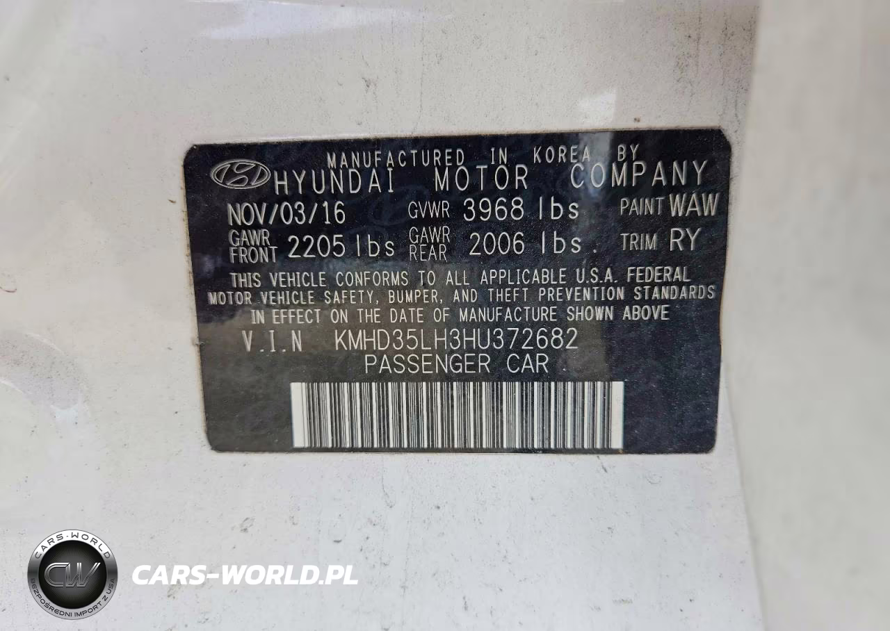 2017 Hyundai Elantra Gt Base VIN:KMHD35LH3HU372682 - 12