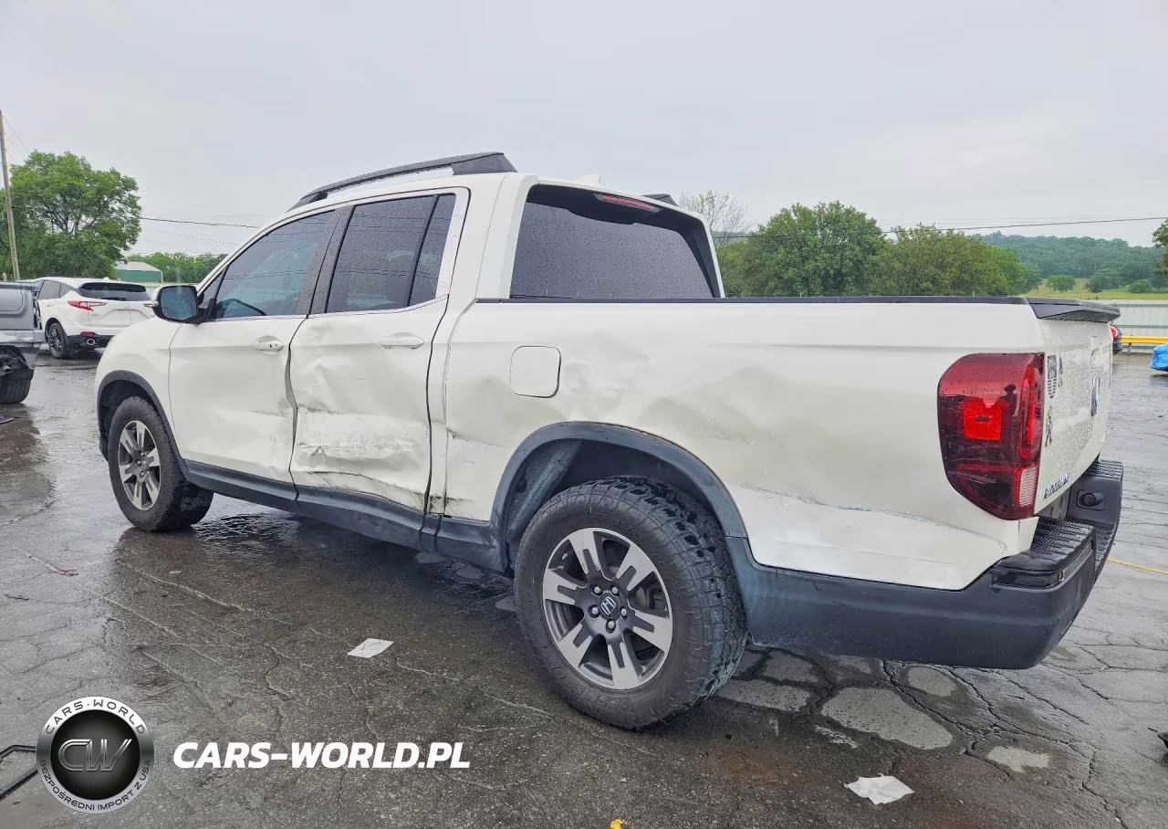 2017 Honda Ridgeline Rtl VIN:5FPYK3F68HB015506 - 2