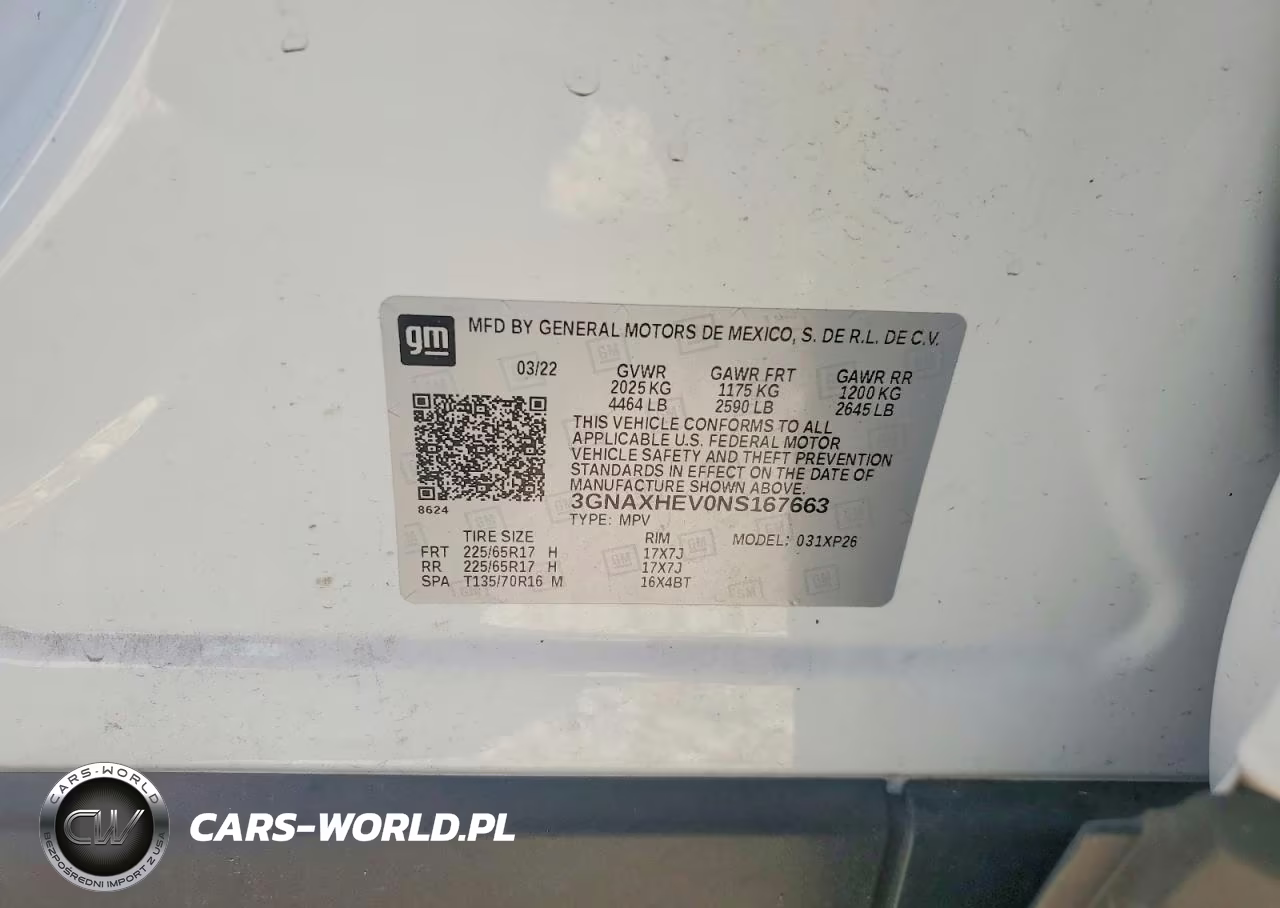 2022 Chevrolet Equinox Ls VIN:3GNAXHEV0NS167663 - 14