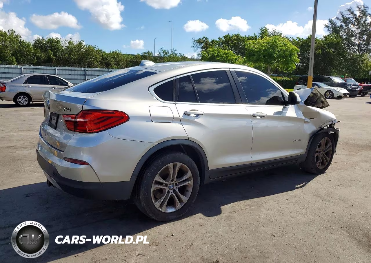 2017 BMW X4 VIN:5UXXW3C38H0T79960 - 3