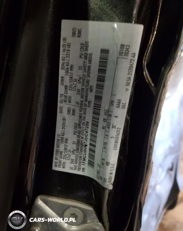 2018 Ford Escape Se VIN:1FMCU0GD7JUC47256 - 14