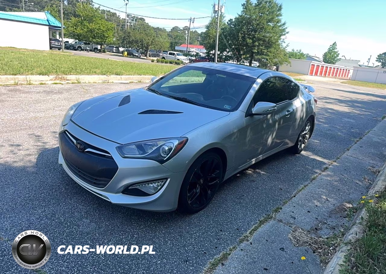 2013 Hyundai Genesis Coupe 3.8L VIN:KMHHU6KJ3DU095437 - 2
