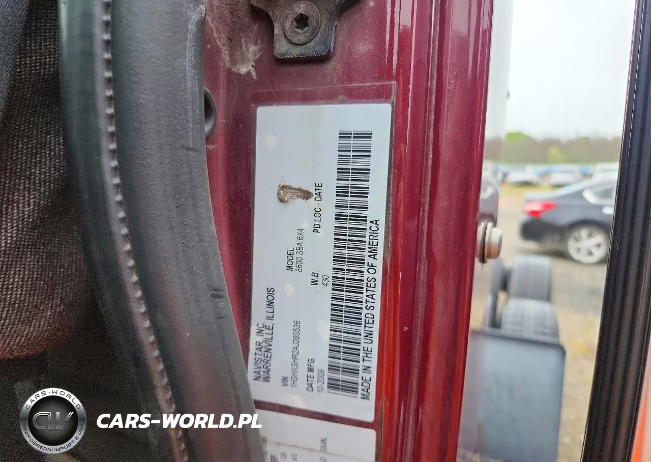 2010 International 8000 8600 - Semi Truck VIN:1HSHXSHR2AJ280536 - 10