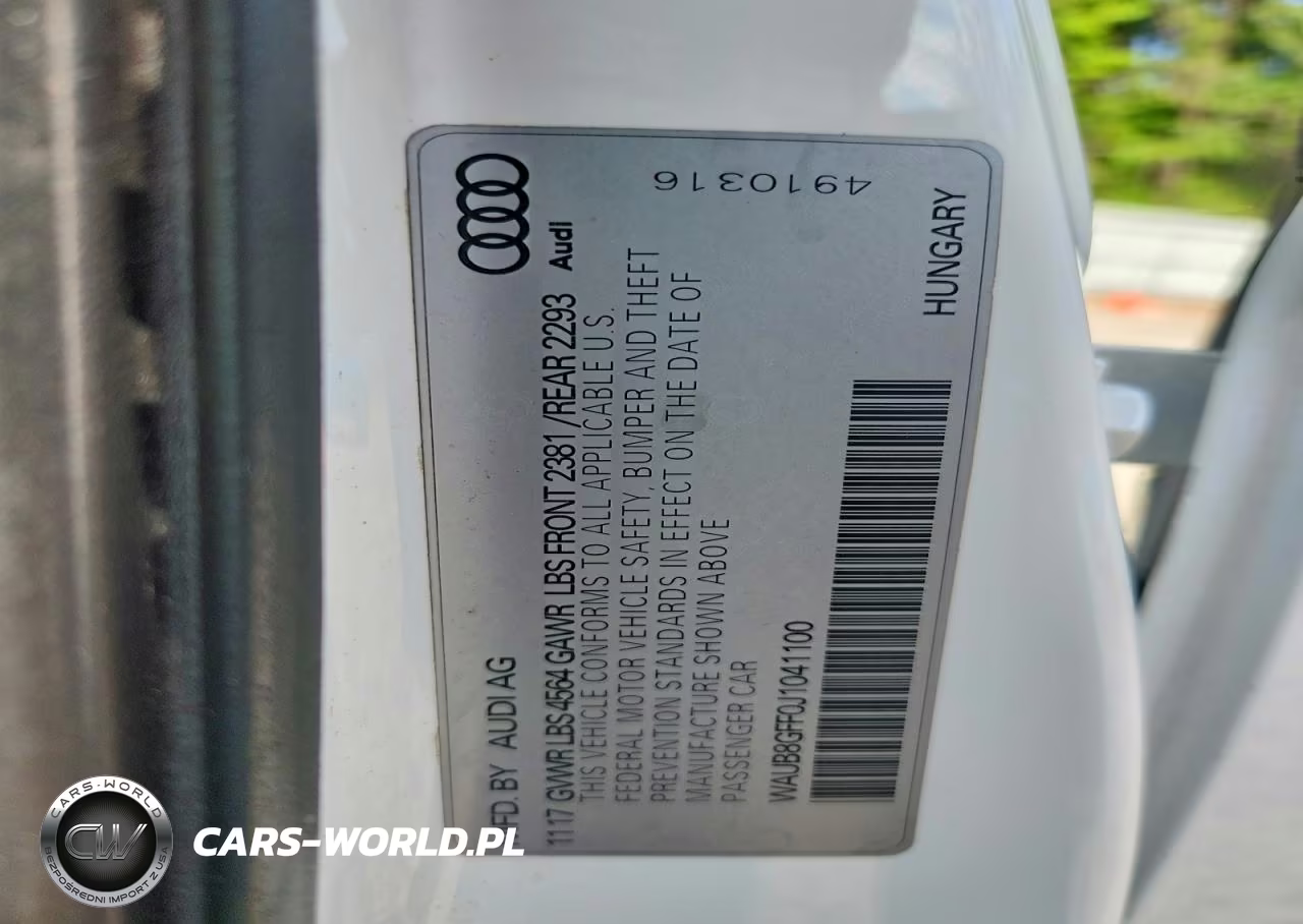 2018 Audi A3 Premium VIN:WAUB8GFF0J1041100 - 13