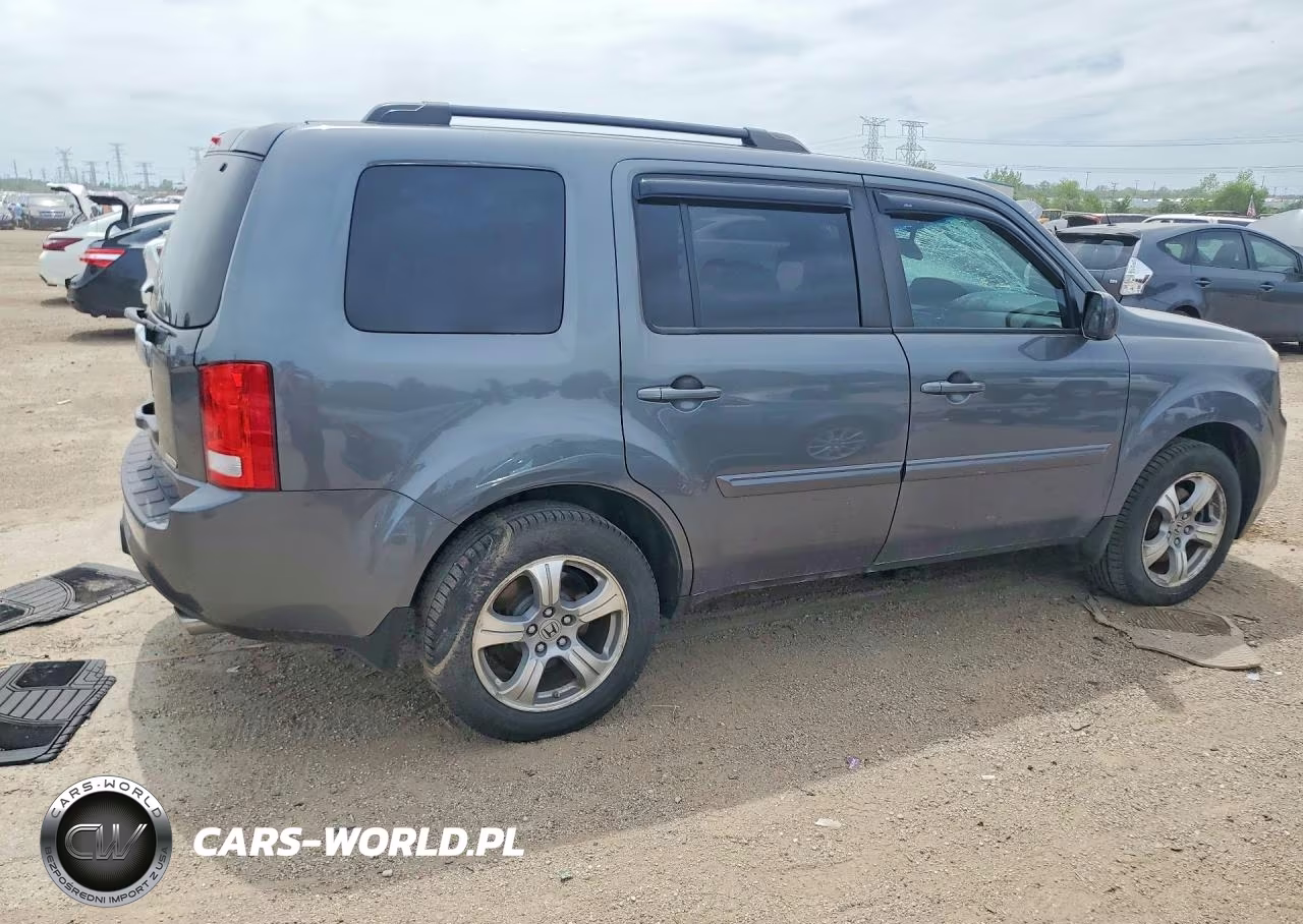 2012 Honda Pilot Exl VIN:5FNYF4H50CB062139 - 3