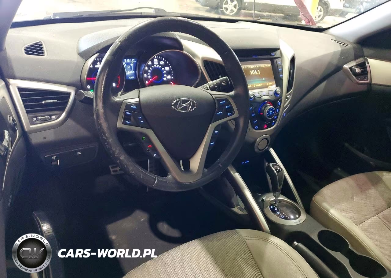 2013 Hyundai Veloster Base VIN:KMHTC6AD3DU126842 - 8
