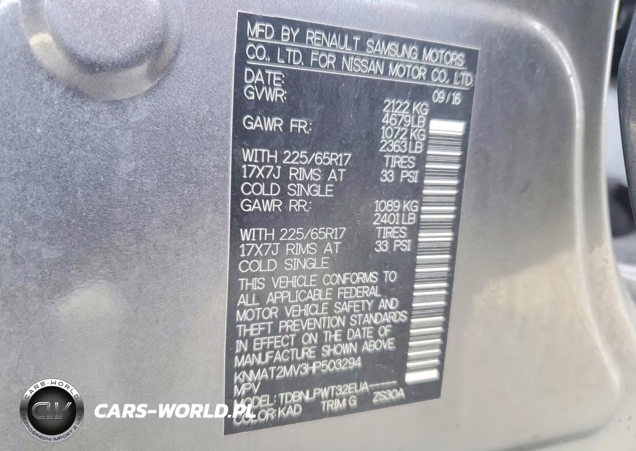 2017 Nissan Rogue VIN:KNMAT2MV3HP503294 - 13