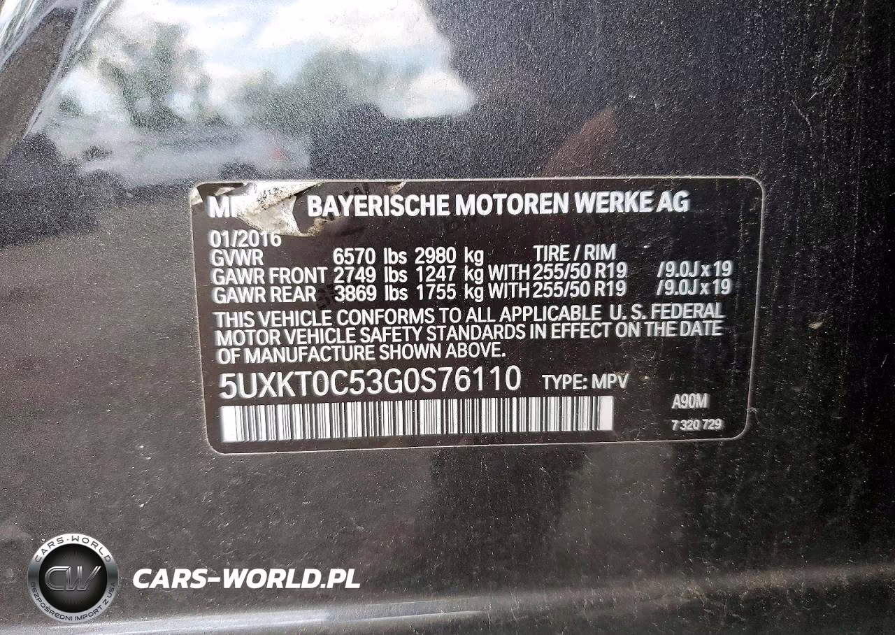 2016 BMW X5 Xdr40E VIN:5UXKT0C53G0S76110 - 14