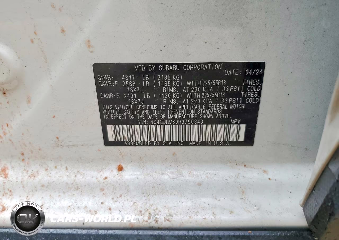 2024 Subaru Crosstrek Limited VIN:4S4GUHM60R3790343 - 12