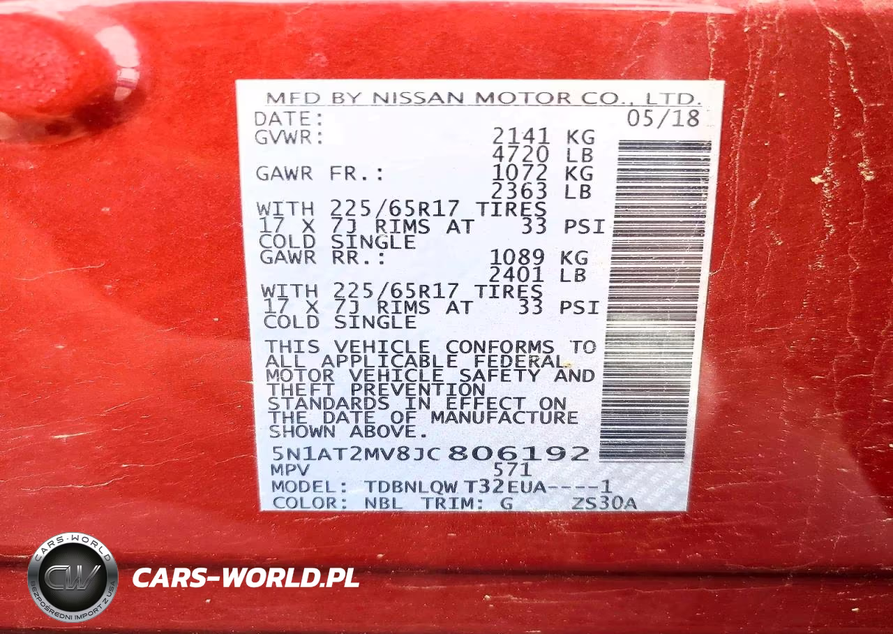 2018 Nissan Rogue Sv VIN:5N1AT2MV8JC806192 - 13
