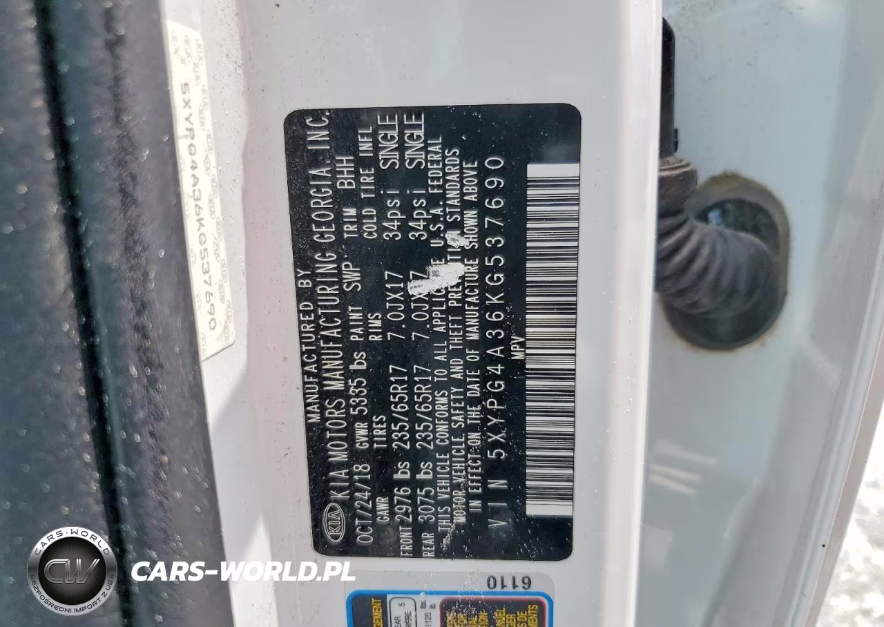 2019 Kia Sorento Lx VIN:5XYPG4A36KG537690 - 12