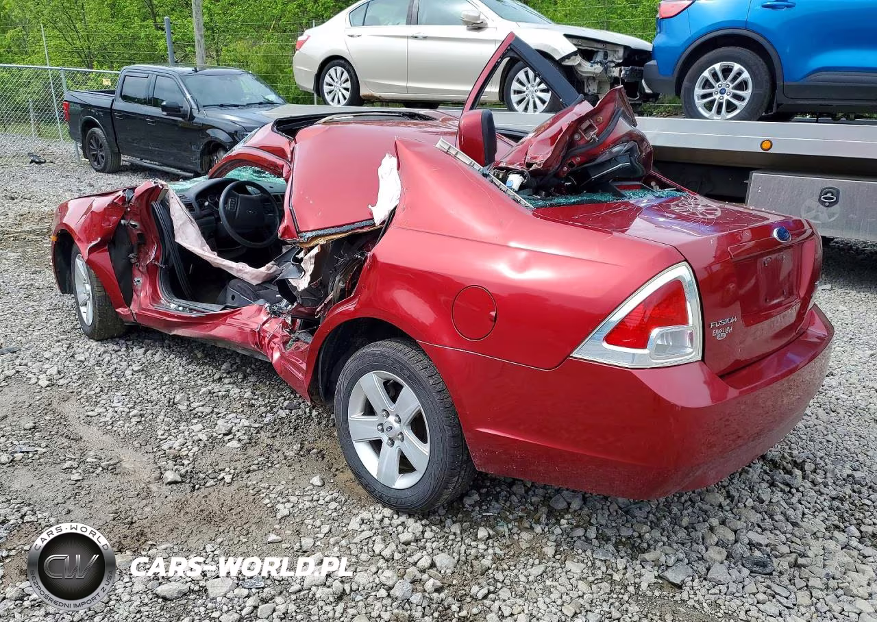 2008 Ford Fusion Se VIN:3FAHP07ZX8R272933 - 2