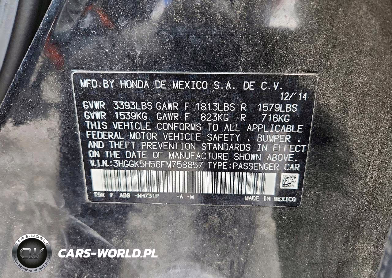 2015 Honda Fit Lx VIN:3HGGK5H56FM758857 - 12