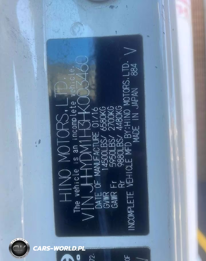 2017 Hino 155 - Trucks Box Truck VIN:JHHYDM1H3HK003460 - 10